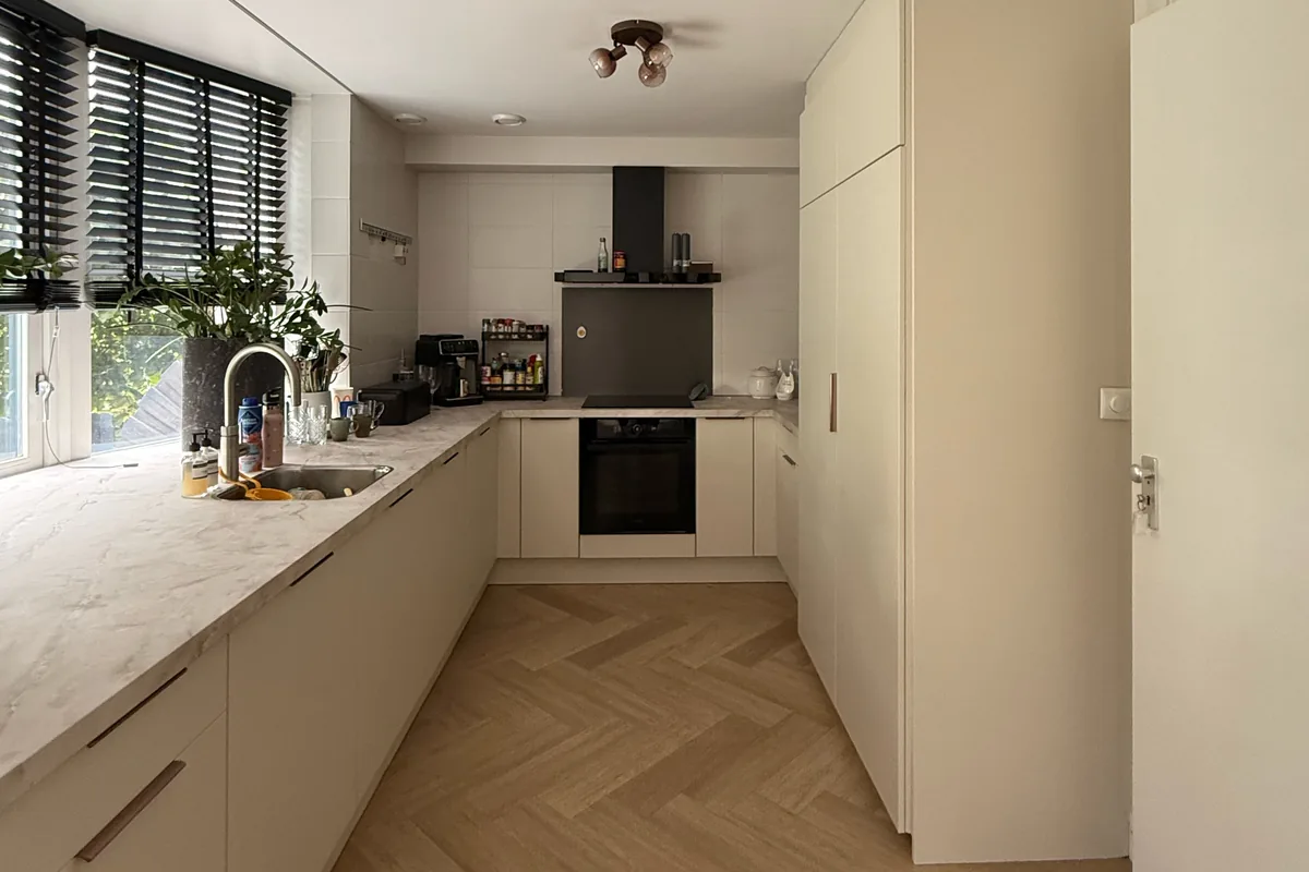 Keuken in Barendrecht na het wrappen